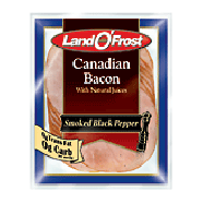 Land O' Frost  canadian bacon with natural juices, smoked black pep6oz