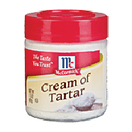 McCormick  Cream Of Tartar Specialty Herbs & Spices 1.5oz