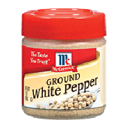 McCormick White Pepper Ground 1oz