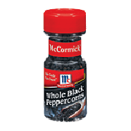 McCormick Peppercorns Whole Black 2.37oz