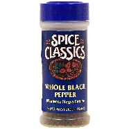 Spice Classics  pepper, whole black (Iimienta negra entera) 2.25oz