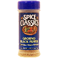 Spice Classics  pepper, ground black (pimienta negra molida) 2.62oz