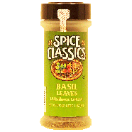 Spice Classics  basil leaves (albahaca entera) 1oz