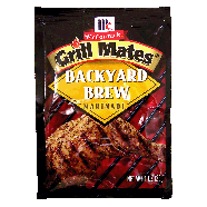 McCormick Grill Mates backyard brew marinade 1oz