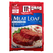 McCormick  meat loaf seasoning mix, 30% less sodium 1.25oz