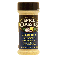 Spice Classics  garlic & pepper seasoning salt 4.87oz