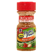 Mc Cormick Perfect Pinch mexican seasoning, no msg 2.25oz