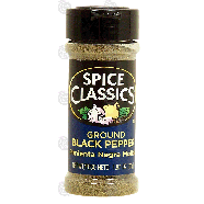 Spice Classics  ground black pepper, pimienta negra molida 1.87oz