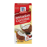 McCormick Extract Imitation Coconut 1oz