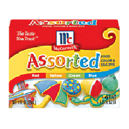 McCormick Food Colors & Egg Dye Assorted 4ct