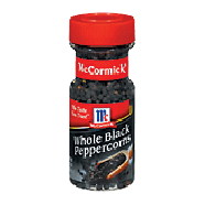 McCormick Peppercorns Whole Black 4.25oz