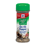 McCormick California Style Garlic Pepper w/Red Bell & Black Pepp2.75oz