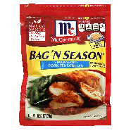 McCormick Bag 'n Season herb roasted pork tenderloin, cooking ba0.92oz
