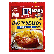 McCormick Bag 'n Season pork chops cooking bag & seasoning mix 1.06oz
