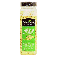 McCormick Gourmet zesty lemon & pepper seasoning salt 26oz
