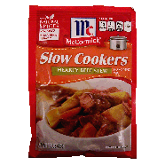 McCormick Slow Cookers Seasoning Hearty Beef Stew 1.5oz