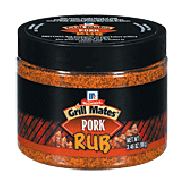 McCormick Grill Mates Rub Pork 3.46oz