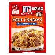 McCormick Slow Cookers beef stroganoff seasoning mix 1.5oz