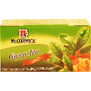 McCormick  green tea with tangerine flavor, 25-tea bags 1.23oz