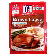McCormick Gravy Mix Brown Gravy Mix - 30% Less Sodium  0.87oz