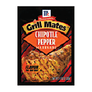 McCormick Grill Mates chipotle pepper marinade 1.13oz