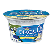 Stonyfield Organic 0% fat organic vanilla greek yogurt 5.3oz