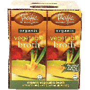 Pacific Natural Foods organic vegetable broth, 6 32-fl. oz. ca192fl oz