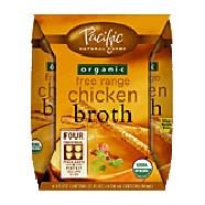 Pacific Natural Foods Broth Organic Free Range Chicken 8 Oz 4pk