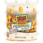 Star Snacks roasted peanuts, low salt 5oz
