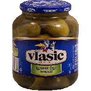 Vlasic  whole kosher dills, pickles 32fl oz