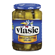 Vlasic Pickles Bread & Butter Spears Mildly Sweet & Spicy 24fl oz