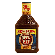 Open Pit  barbecue sauce made with pure honey 42oz