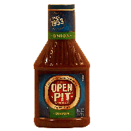 Open Pit Barbecue Sauce Onion 18oz