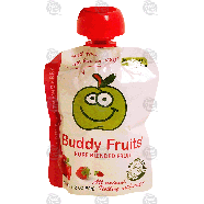 Buddy Fruits  apple strawberry pure blended fruit 3.2oz