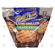 Ball Park Flame Grilled fully cooked turkey patty, 6 count 18-oz