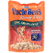 Uncle Ben's Ready Rice long grain & wild rice, microwave in the p8.8oz