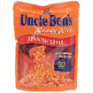 Uncle Ben's Ready Rice spanish style rice, microwave in the pouch8.8oz