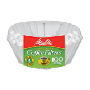 Melitta  coffee filters, junior size basket, fits most 4 cup coff100ct