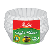 Melitta Coffee Filters Junior Basket 4-6 Cup White 200ct