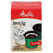 Melitta JavaJig 2 reusable cups & 30 coffee filters, bpa free 1-pkg