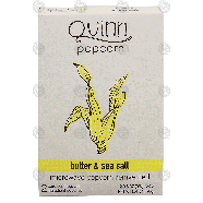 Quinn  microwave popcorn reinvented, butter & sea salt, 2 pure po6.9oz