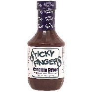 Sticky Fingers  carolina sweet barbecue sauce 18oz