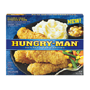 Hungry-Man  classic fried chicken strips; mashed potatoes and mix14-oz