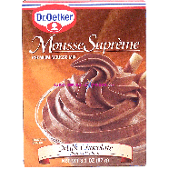 Dr. Oetker Mousse Supreme milk chocolate flavor premium mousse mi3.1oz