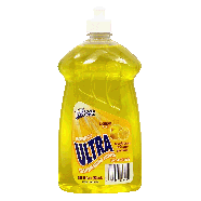 First Force Ultra concentrated dishwashing liquid, lemon scent 28fl oz