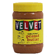 Velvet  creamy peanut butter 18oz