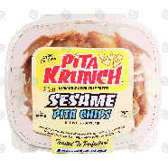 Pita Krunch  pita chips with sesame flavor, lightly sea salted 6.5-oz