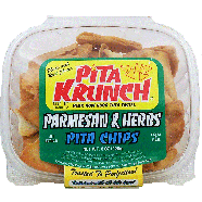 Pita Krunch  pita chips with parmesan & herbs flavor 6.5-oz