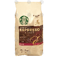 Starbucks Espresso Roast rich & caramelly, dark roast whole bean 12-oz