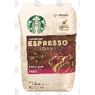 Starbucks Espresso Roast dark roast ground coffee, 100% arabica c12-oz